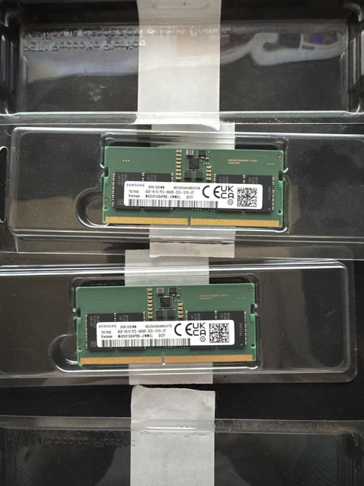 Оперативна памʼять DDR5 2 шт 8GB 5600MHz для ноутбука