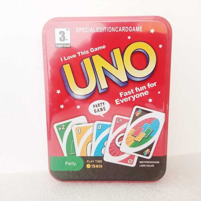 Cartas Uno Edição Especial em caixa metálica Novos em caixa