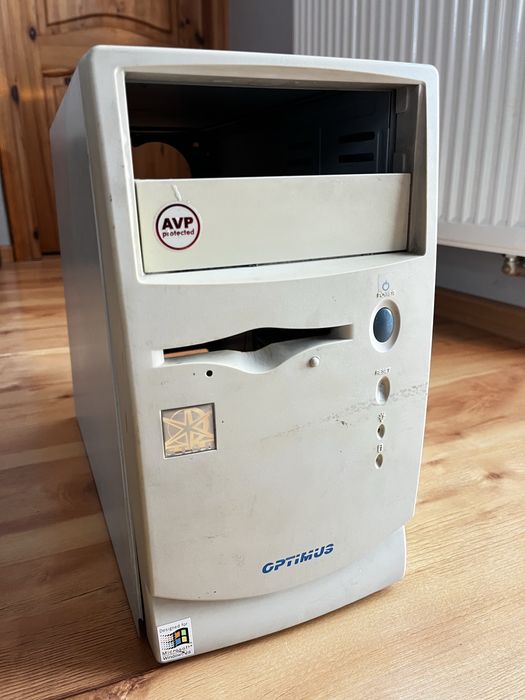Kultowa Obudowa Retro PC - OPTIMUS STAR 500A | Rok 2000 | Vintage