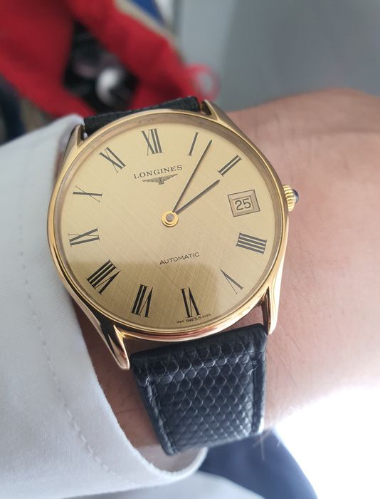 Relógio Longines automatico banhado a ouro.