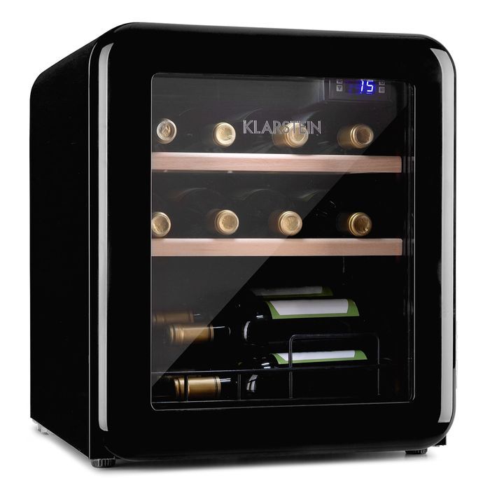Nowa Winiarka Chłodziarka Lodówka na Wino Klarstein Vinetage 12 Retro