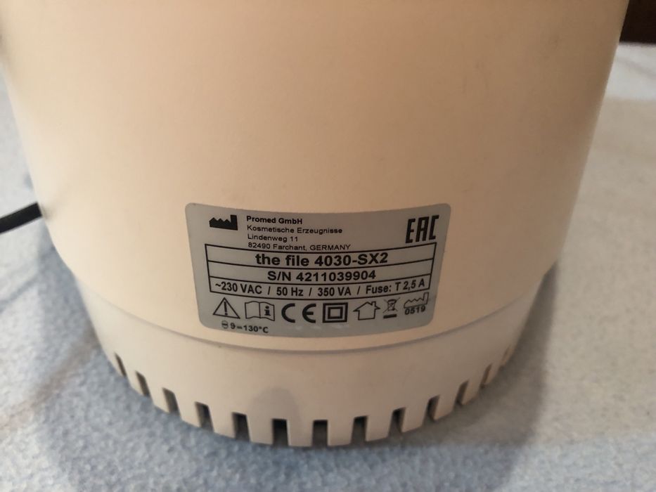 Promed 4030 sx2 frezarka podologiczna pedicure z pochlaniaczem