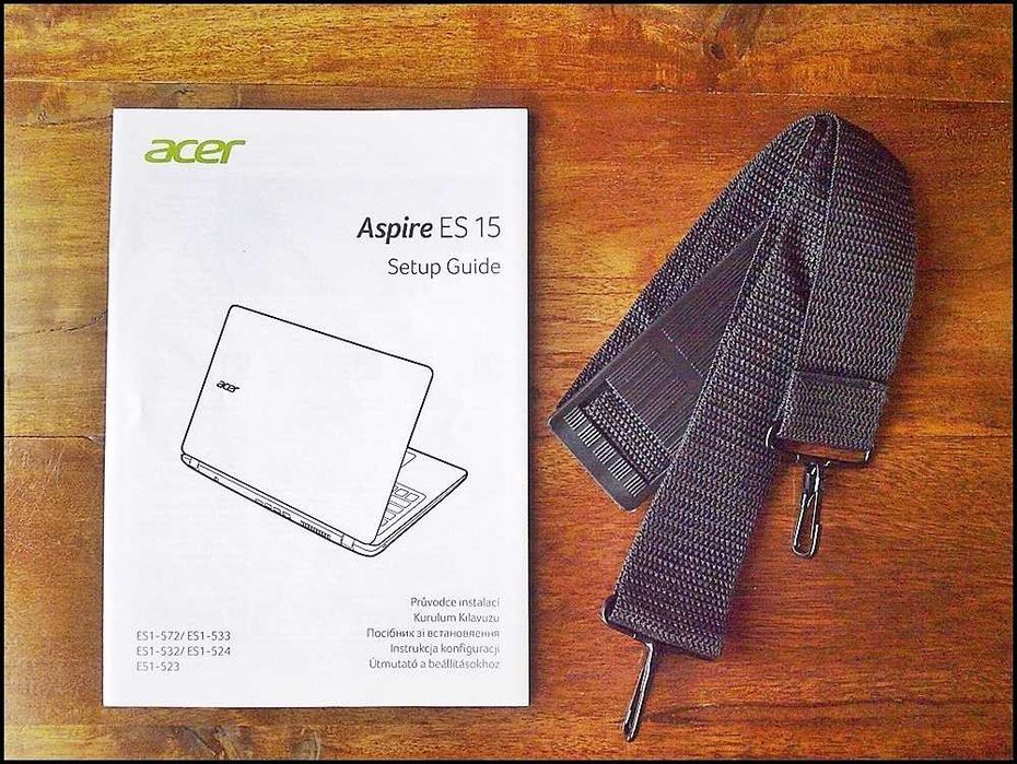 Laptop Acer ASPIRE Intel Celeron/RAM 8GB/Dysk 500GB zasilacz Torba kpl