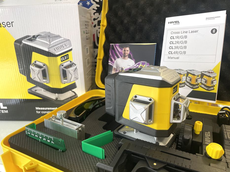 NIVEL SYSTEM Laser krzyżowy CL3G nowy FV Gwarancja 24m zielony