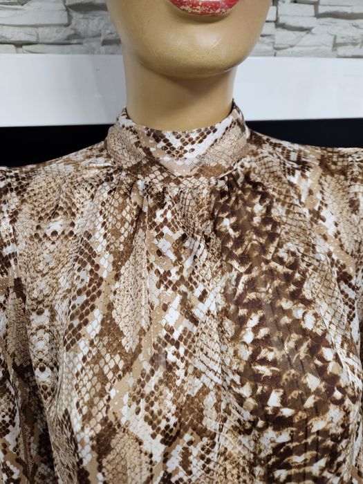 Przepiękna koszula mgiełka wężowy wzór H&M rozmiar 42