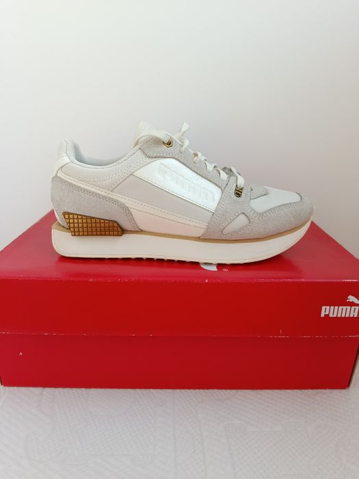 Кросівки жіночі PUMA mile rider metelic 37r / 23cm ( original). 
Розмір 37r /23cm.
Підійдуть на на стопу 23см .
