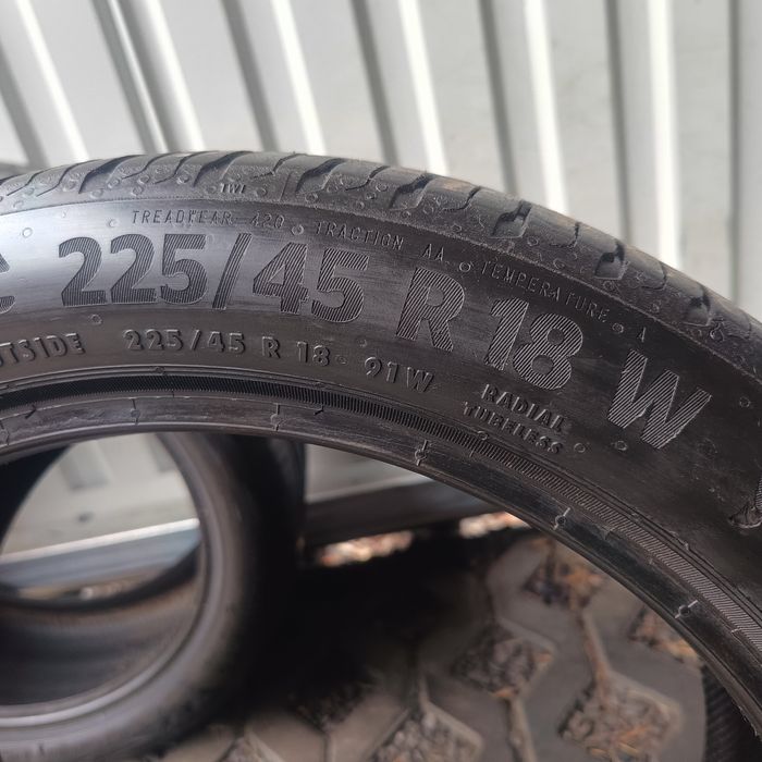 Dwie opony Continental ecocontact 6 225/45 r18
