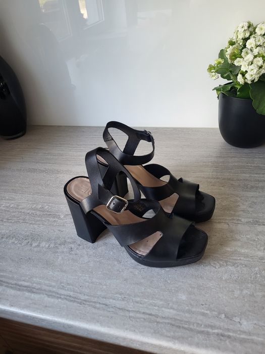 Zign sandaly czarne 40