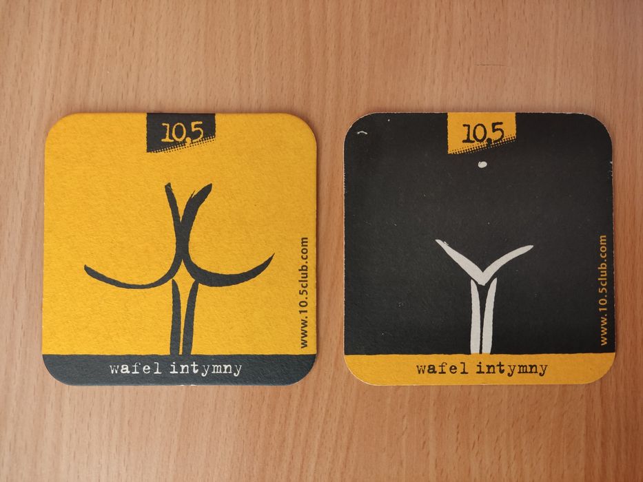 Podkładki pod piwo.