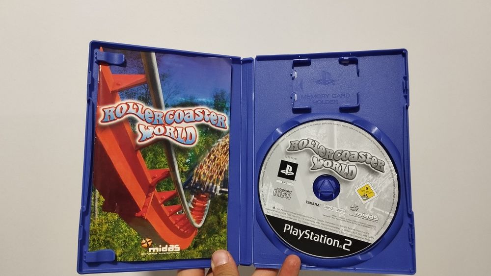 Jogo PS2 Roller coaster world