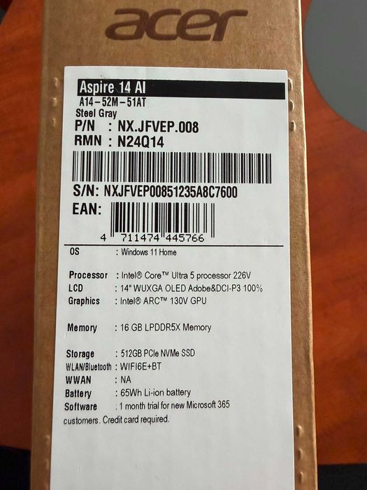 Acer Aspire 14 AI