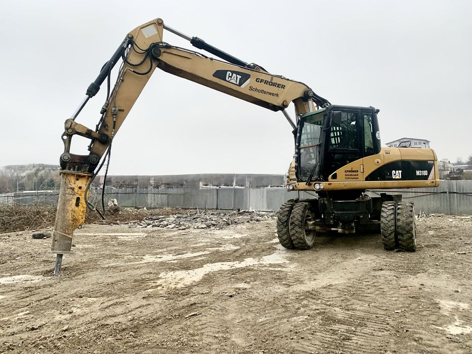 Демонтаж та знесення споруд під ключ | Оренда екскаватора| Гідромолота