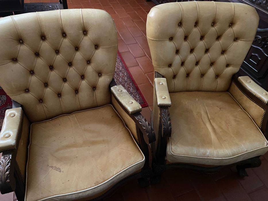 Cadeirões / Poltronas para restauro (x2)