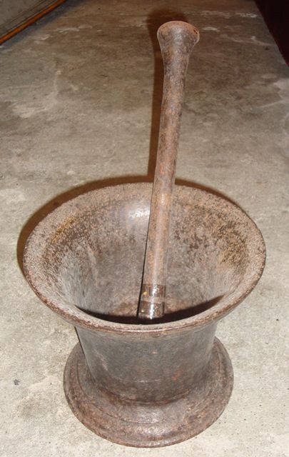 Grande Almofariz do Séc. XVIII-XIX em bronze