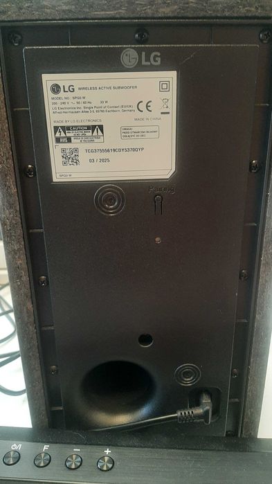 Vendo este soundbar da marca LG