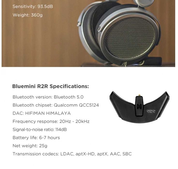 Hifiman deva pro з Bluetooth-приймачем