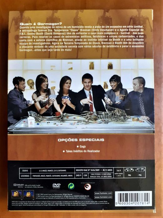 Bones - Seasons 1, 3, and 4 - Very Good Condition64737985193730123