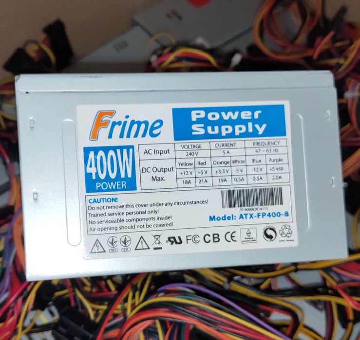 Блоки питания АТХ. Обслуженные. Разные. Количество.