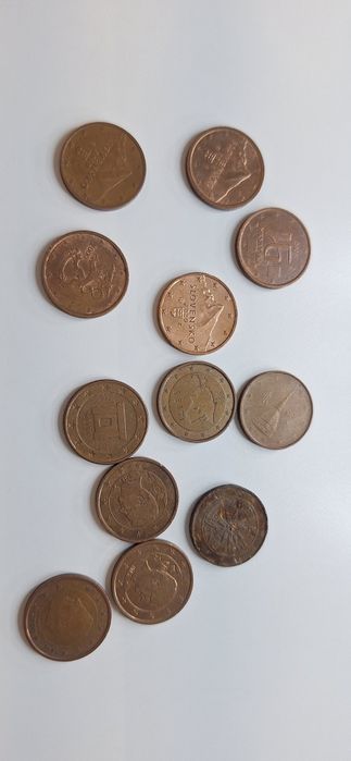 Moedas de 2 centimos