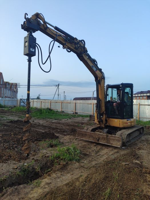 Гіідро бур,ямо бур Послуги міні екскаватора,мини екскаватора