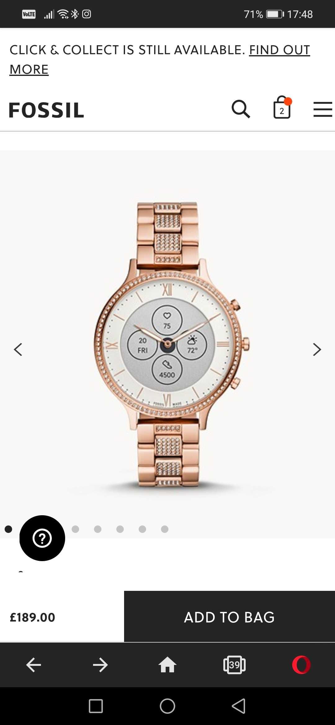 Zegarek damski Fossil FTW7012 Hybrid Smartwatch Nowy S cz OLX.pl