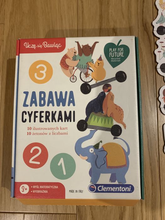 Clementoni, Gra edukaczjna Zabawa cyferkami wieża ,