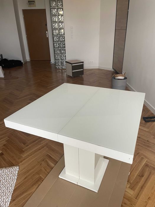 (zarezerwowany) Biały stół rozkładany