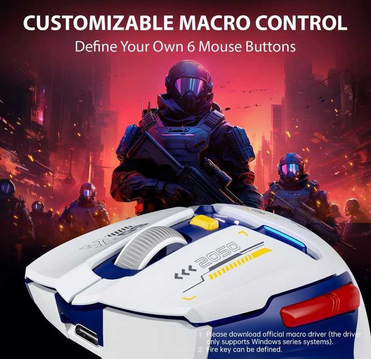 Rato Inphic IN9 Gaming Azul