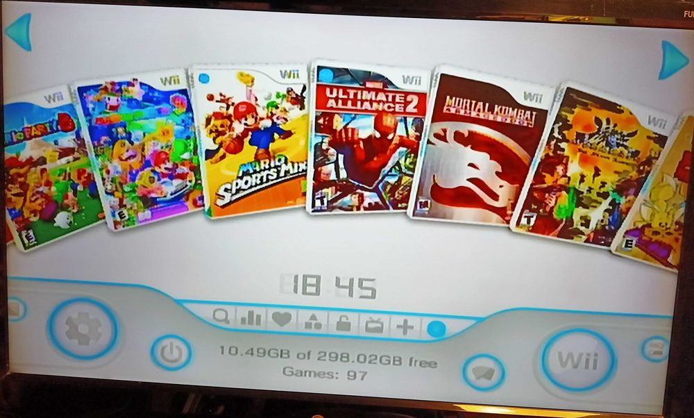 konsola Wii dysk 320GB party rodzinne dance MarioKart przez Internet