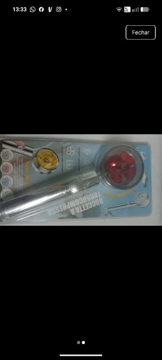 Chuveiro turbo a compressao