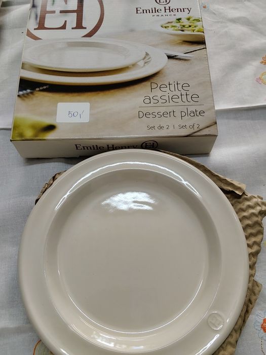 talerze deserowe 6 sztuk