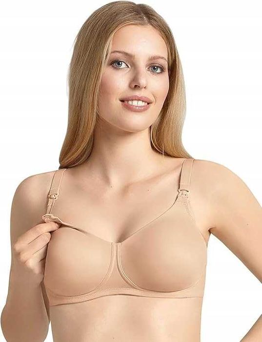 Biustonosz dla kobiet karmiących beżowy 90F Anita