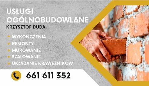 Uslugi ogólnobudowlane