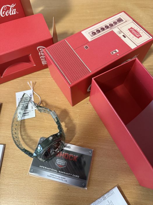 Nowy paragon gwarancja Casio G-Shock GA 2100CC coca cola