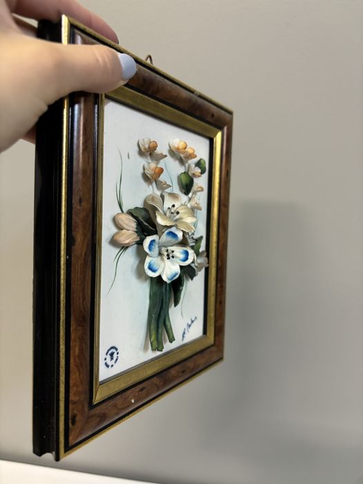 Ceramic Flower Picture Frame64564067153539123