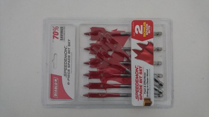 Набор перьевых сверл Diablo DSP2920-S6+2 8 шт