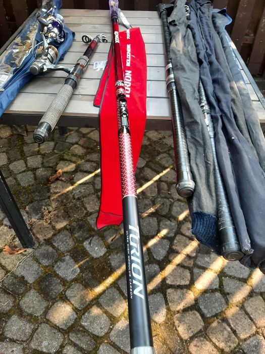 Stary I nowy sprzet wedkarski