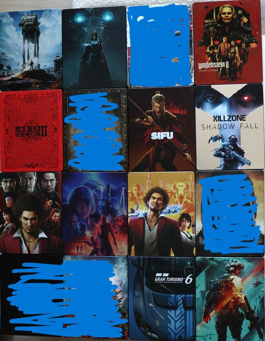 Steelbook (стілбуки) PS4, PS3, Xbox