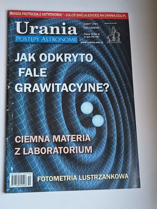 Urania. Postępy astronomii. Czasopismo popularnonaukowe. Nr 5/2017.