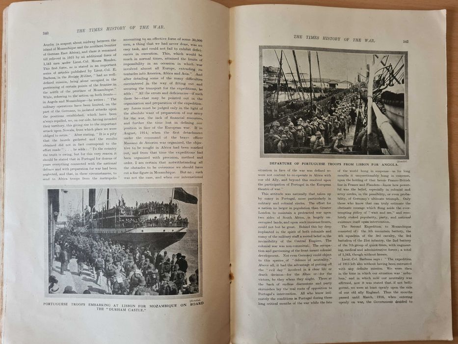 Revista antiga "Portugal at War: 1916 to 1917"