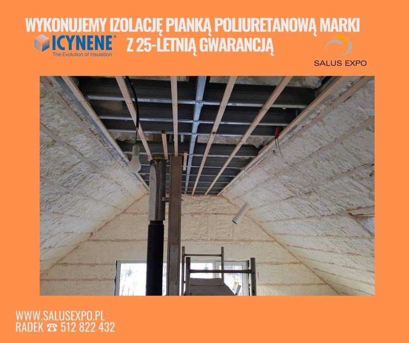 Ocieplanie Pianą Ocieplenia Pianką Piana Izolacje PUR Icynene