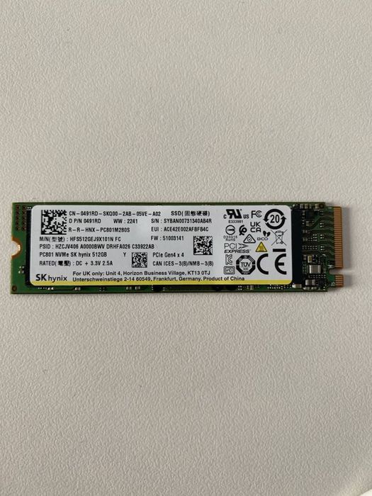 samsung pm981a - купить комплектующие для ПК - Цена на OLX.ua