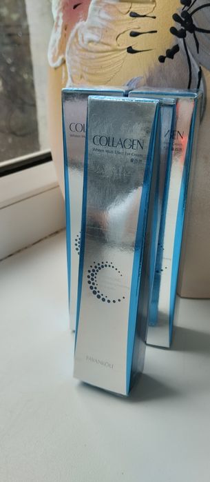 Крем з колагеном для шкіри навколо очей Collagen Whiten multi effect