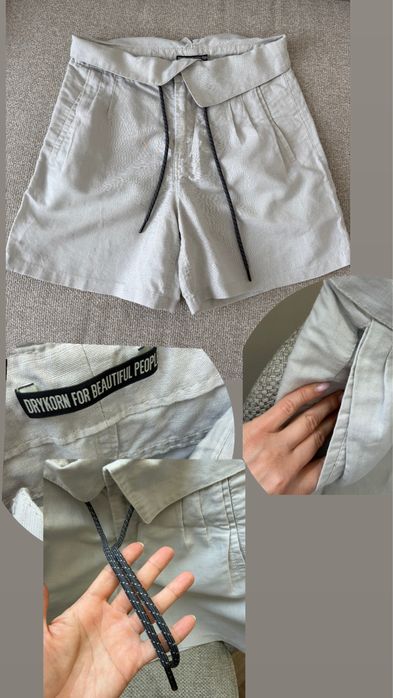 Люкс бренд шорти льон M/Onesize стиль burberry cos massimo loro