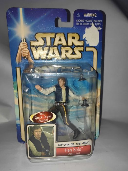 Kolekcjonerska Figurka Han Solo Endor Raid Star Wars Hasbro