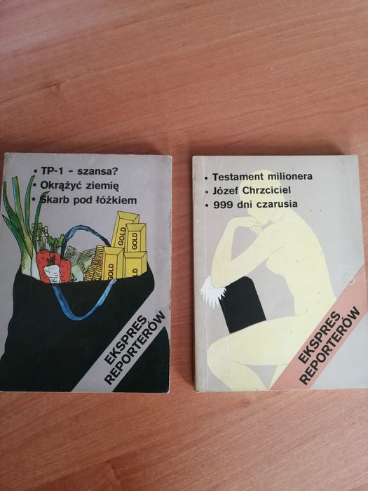 Ksiazki Expres reporterów 2 szt