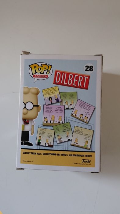 Pop comic Dilbert figure