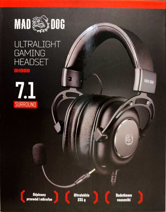 Słuchawki nauszne MAD DOG GH900