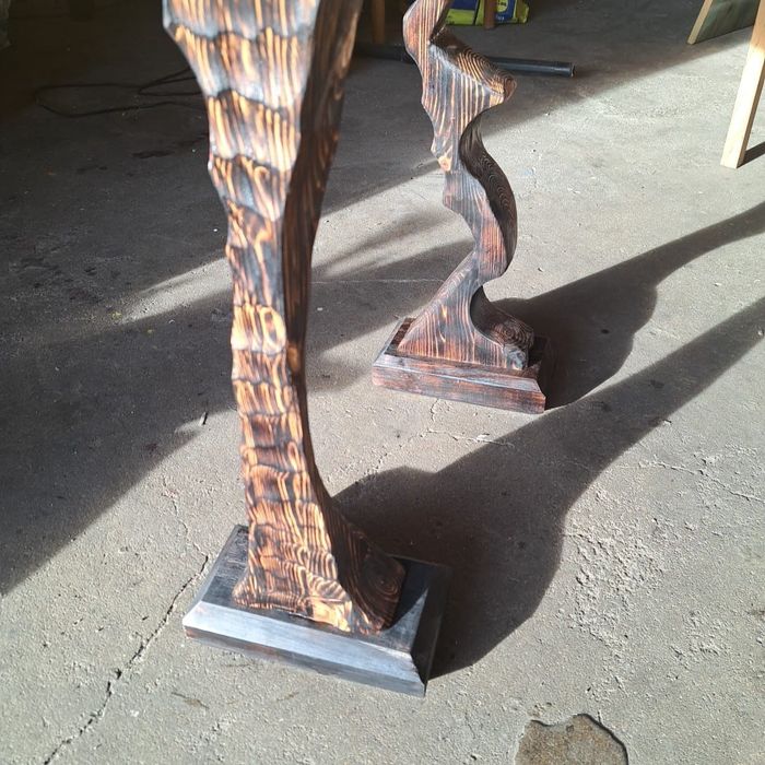 Cedar and Epoxy Resin Side Table64729820780291121