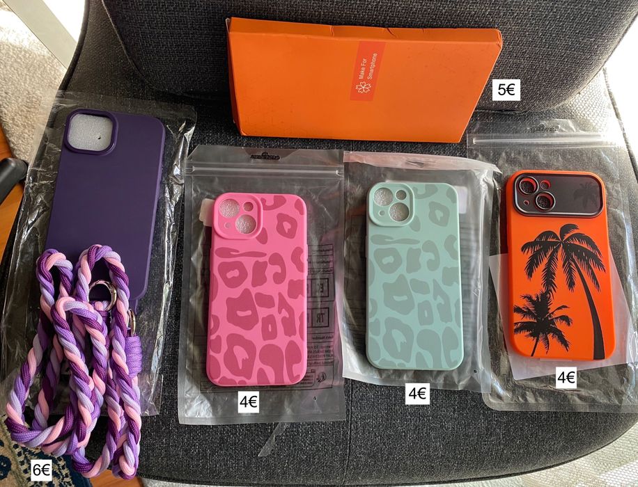 Capas para iphone 14 (Novas) 4 por apenas